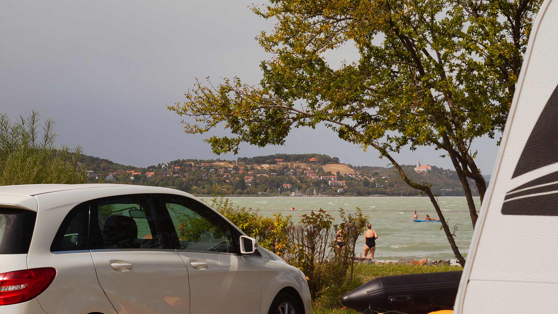 Strandparzelle direkt am Strand - Mirabella Camping Zamárdi