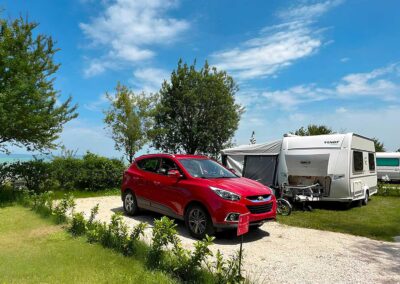 kemping Balaton strand parcella Mirabella Camping Zamárdi