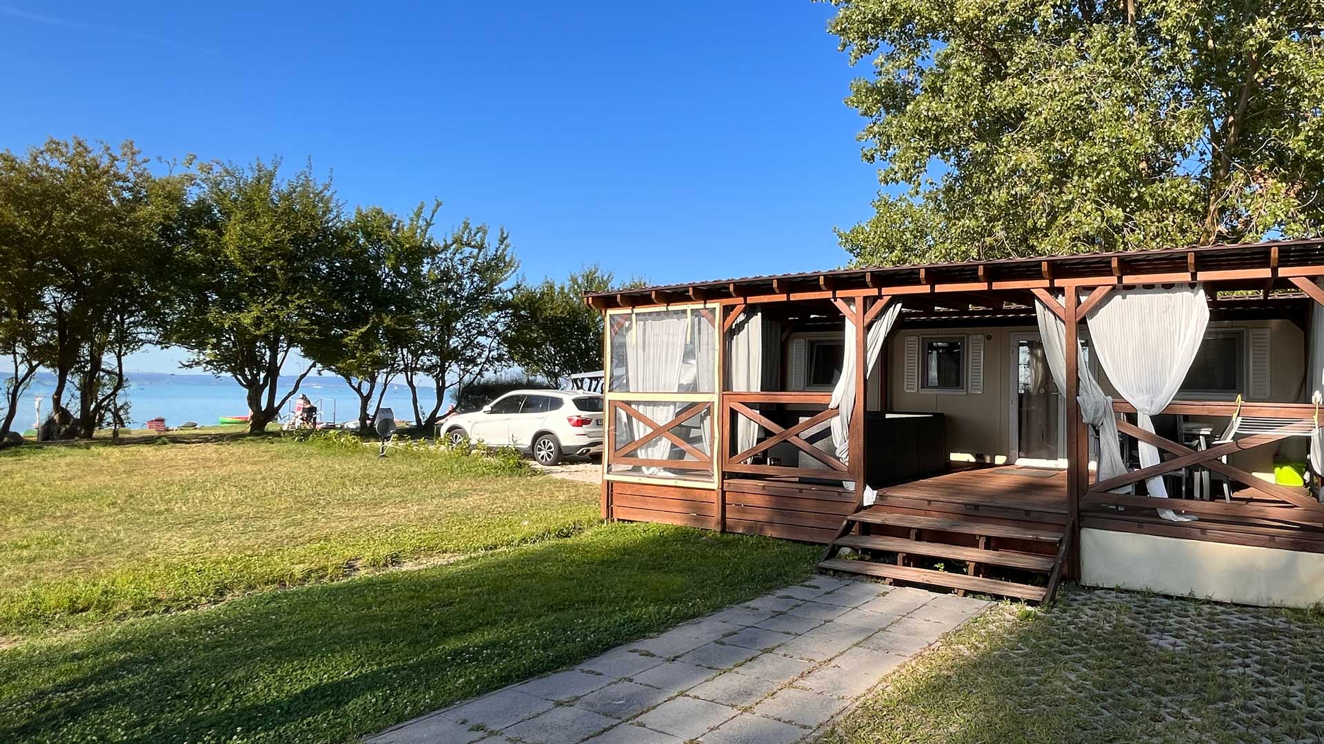 Mobile house on the beach – Mirabella Camping Zamárdi