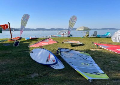 kemping Balaton strand parcella Mirabella Camping Zamárdi