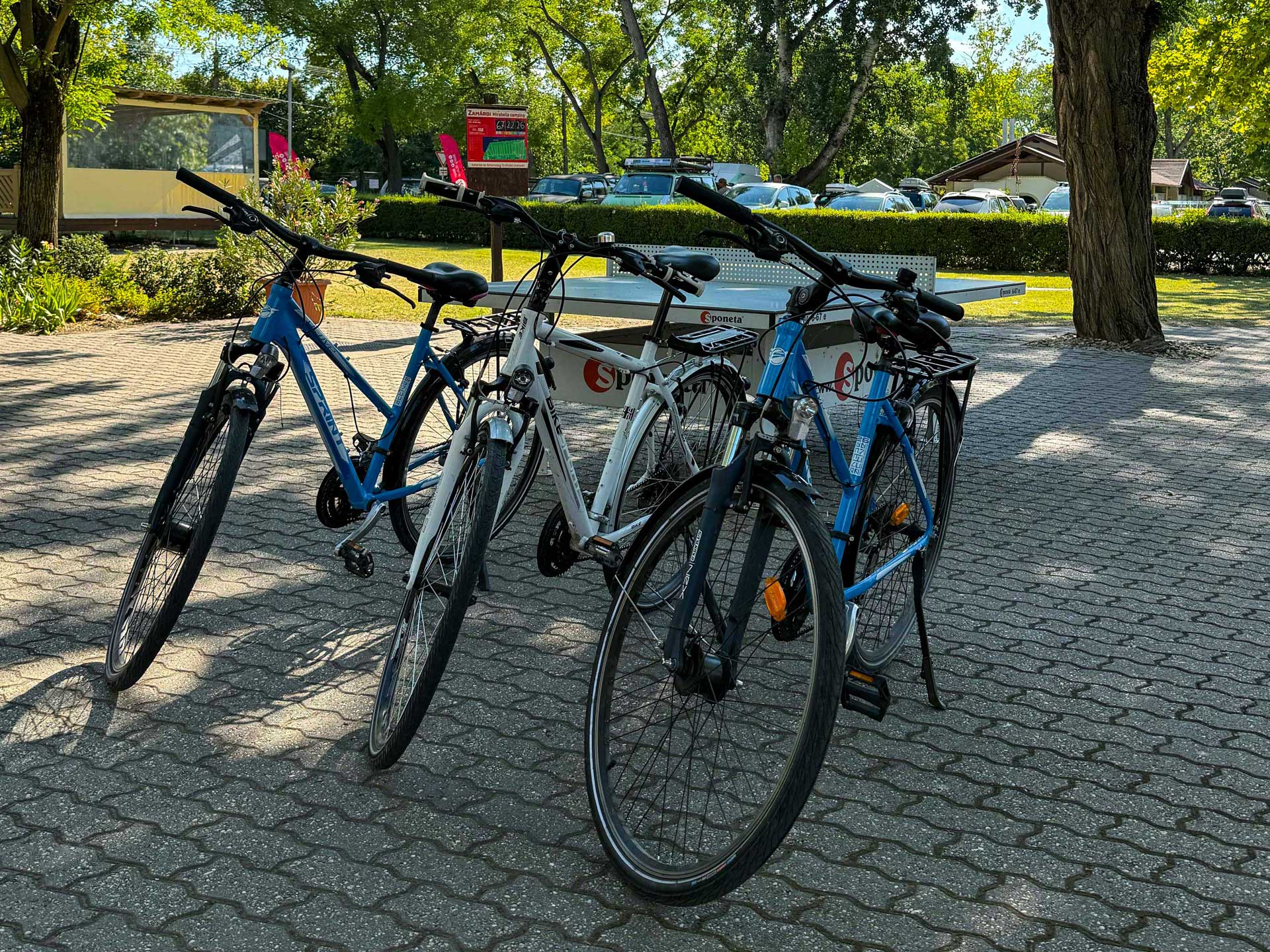 Beachfront accommodation in Zamárdi, where everything is about relaxation 16 bicycle rental bicycle wheel bar bicycle rental Mirabaella Camping