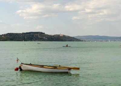 Mirabella kemping panoráma a Balaton parton