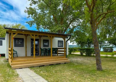 mobilház apartman Balaton parti szállás Mirabella Camping