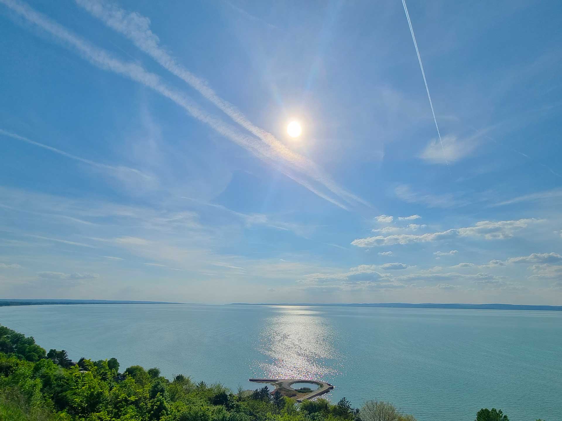 őszi horgászat Balaton part Zamárdi Mirabella Camping