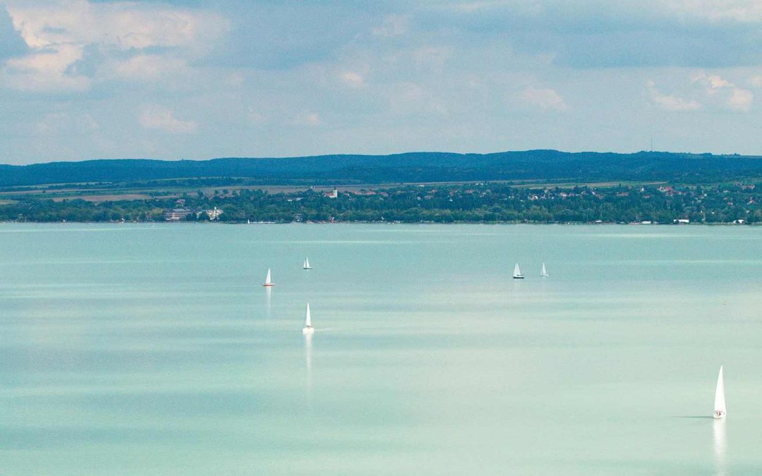 Sailboats on lake Balaton – A beautiful sight