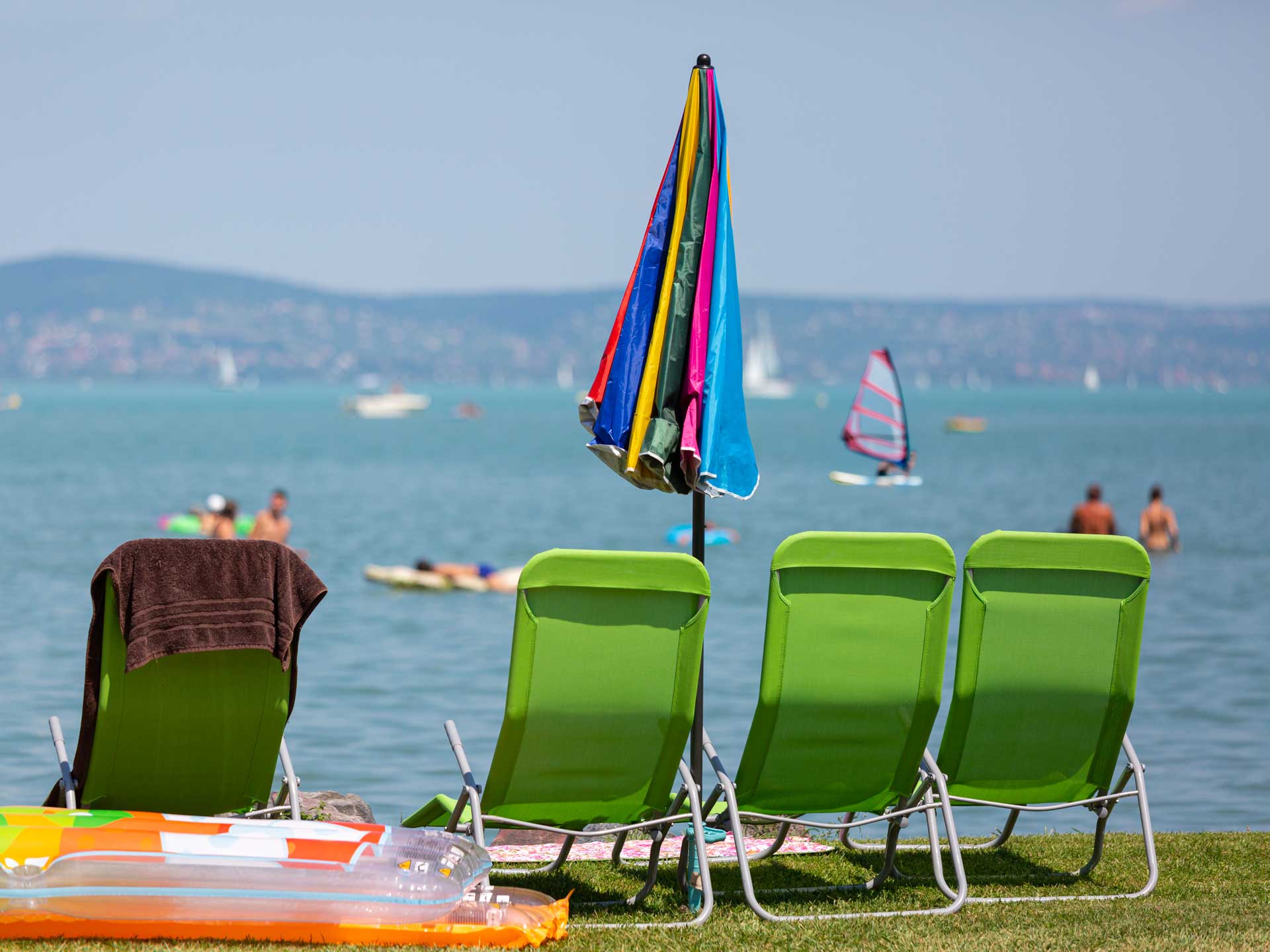 vízpart Balaton part szörf sup Mirabella Camping