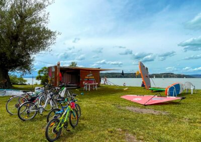 vízparti szállás Balaton Mirabella Camping Zamárdi strand