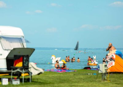 vízparti szállás Balaton Mirabella Camping Zamárdi strand