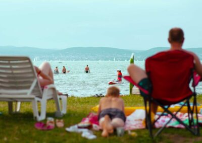 Zamárdi kemping Balaton Mirabella Camping strand
